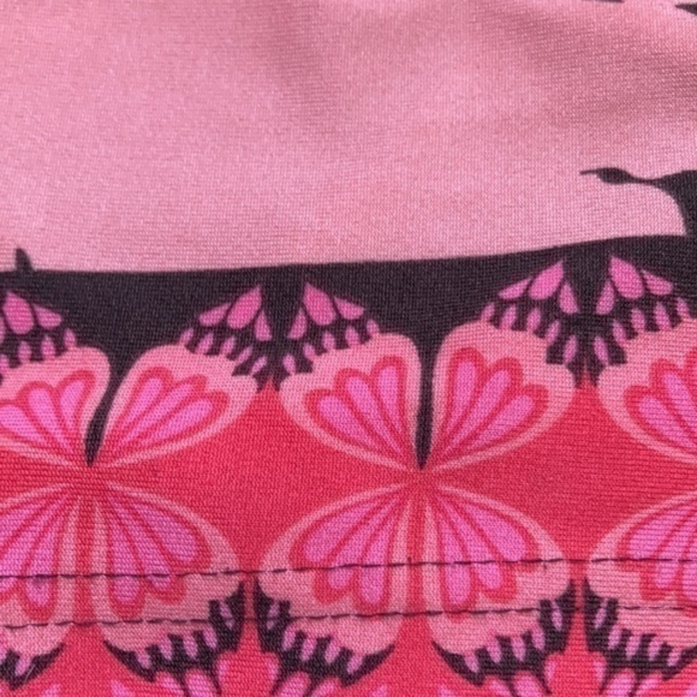Sweet size 12 adorable tropical dress  3/4 sleeves - Picture 5 of 8